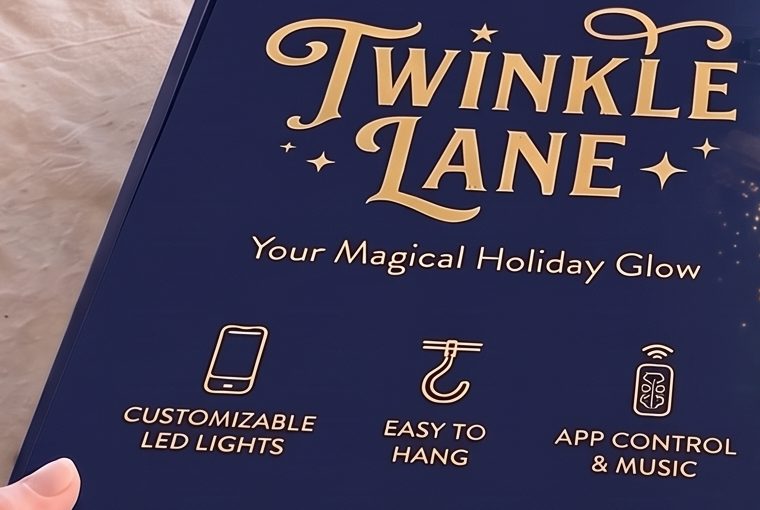 Customizable LED lights, easy to hang, app control and music