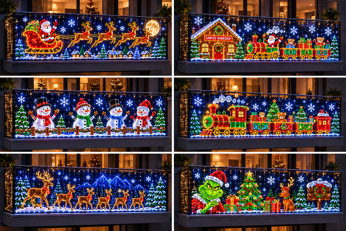 Twinkle Lane Smart LED Curtain Lights